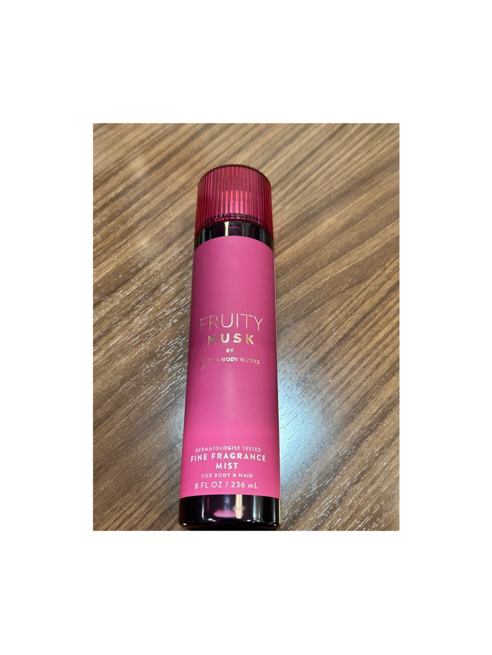 Bath & Body Works Fruity Musk Fine Fragrance Mist - Hot Pink